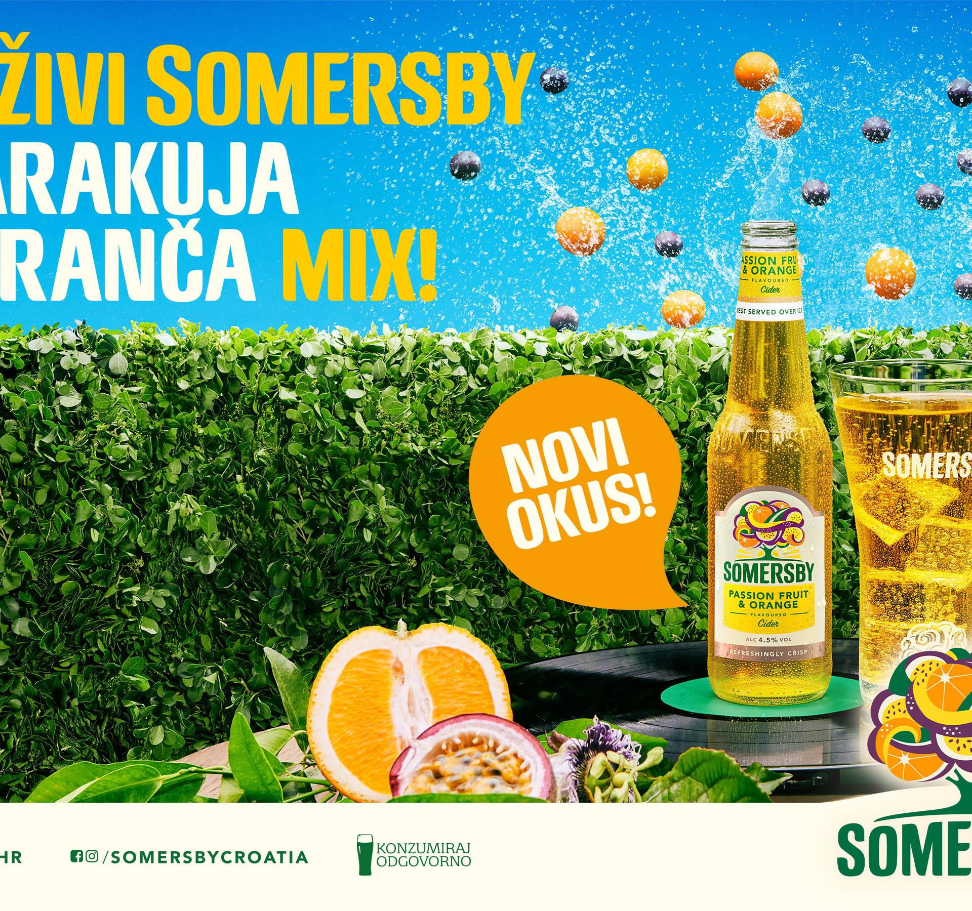 Stigao je neodoljivi novi Somersby Marakuja Naranča