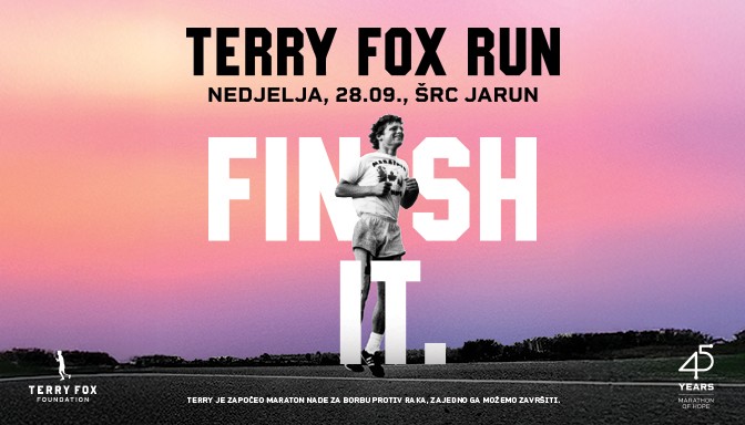 Jarun ponovno trči za život bez raka – Terry Fox Run okuplja održava se u Zagrebu po 26. put