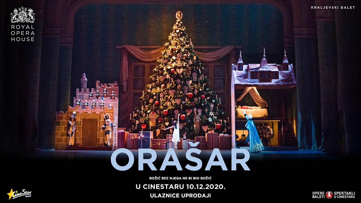 U Cinestar 10. prosinca stiže kraljevski balet - Orašar