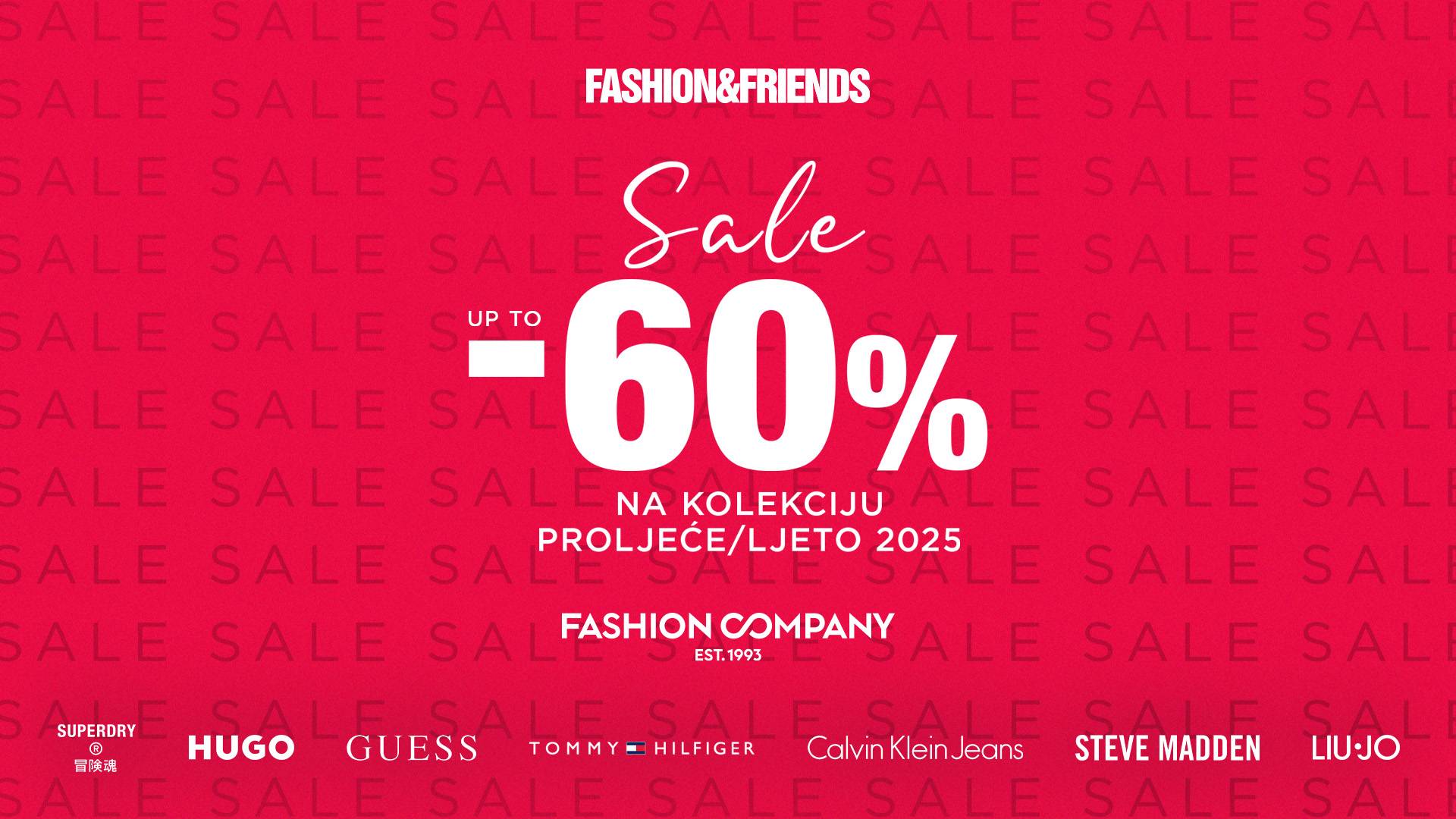 Ljetni popusti koje se ne propuštaju: Do -60% na najtraženije brendove u Fashion&Friends i Fashion Company trgovinama
