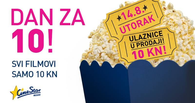 Savršen ljetni dan u kinu: Svi filmovi u Cinestar kinima za 10 kuna