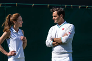 U sportskom kompletu za Wimbledon: Kate Middleton snimila je spot s teniskim velikanom Rogerom Federerom!