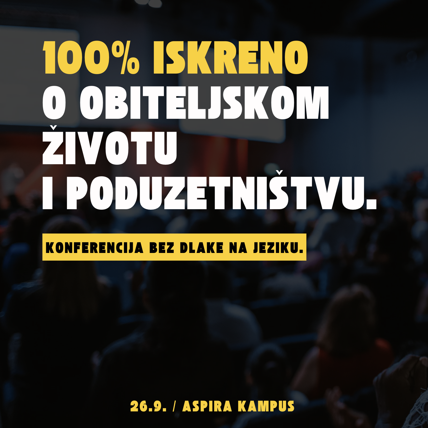 Beep Up Family - 4. izdanje Beep Up konferencije posvećeno 100 % iskrenim poduzetničkim obiteljskim pričama