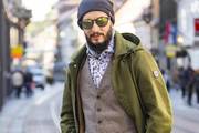 Konzultant prošetao modno izdanje bez greške: 'Mislio sam doći u grad motorom, ali je bilo prehladno pa sam odabrao ovaj outfit'