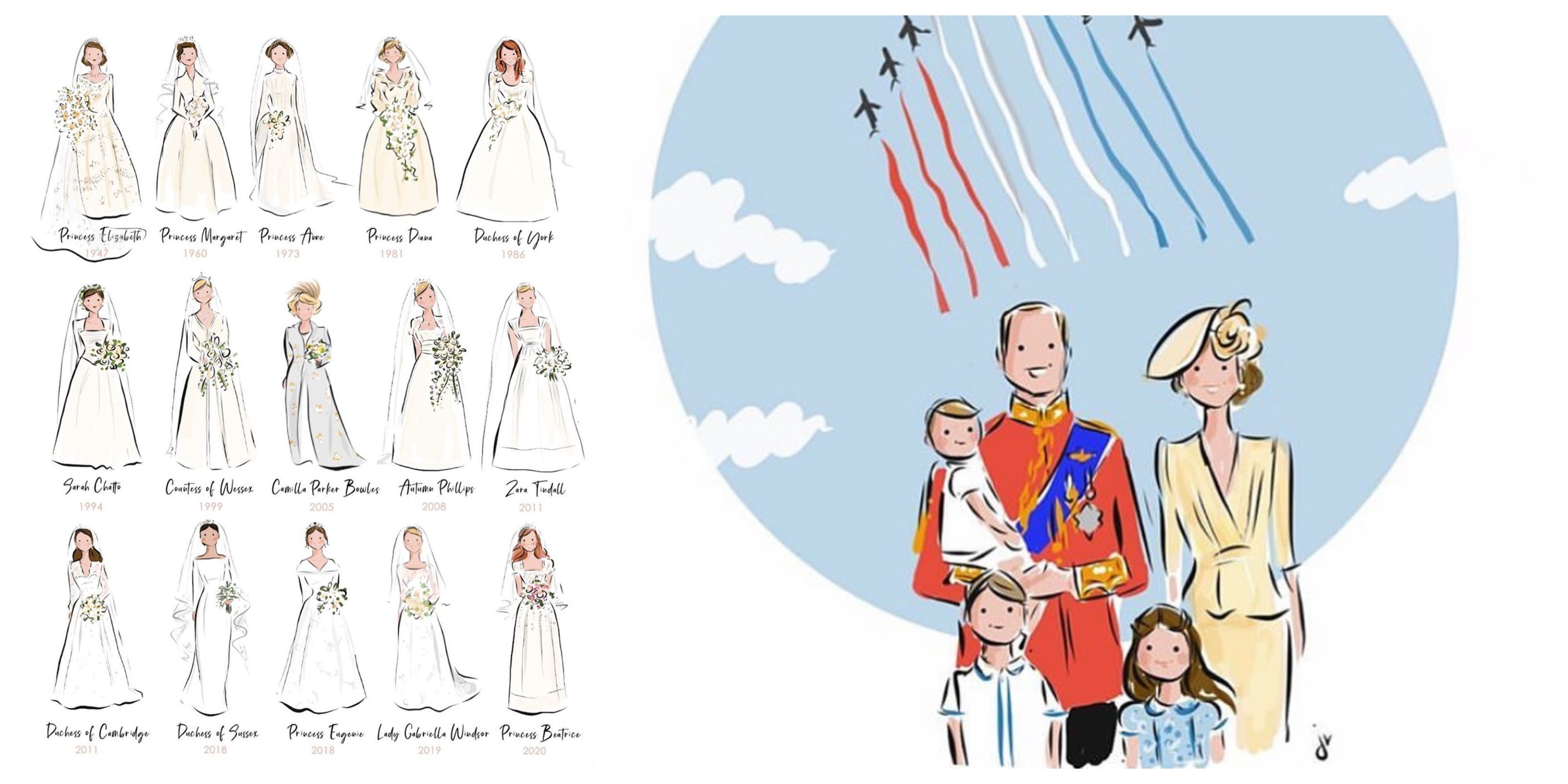 Pogledajte profil ilustratorice čiji će vas rad oduševiti: Voli crtati interakcije djece i roditelja, ali i članove kraljevske obitelji