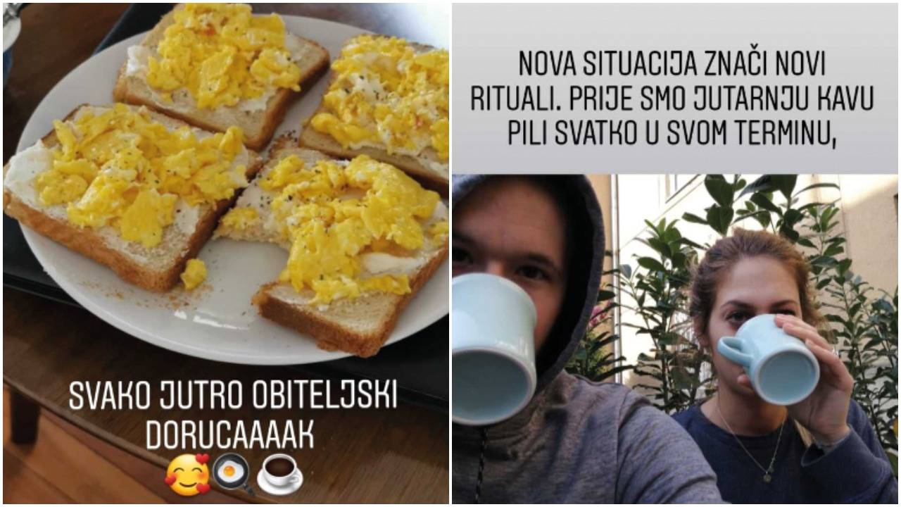 Domaći Instagram-profil na kojem ljudi dijele pozitivne strane izolacije: Obiteljski doručak, zajednička kava...