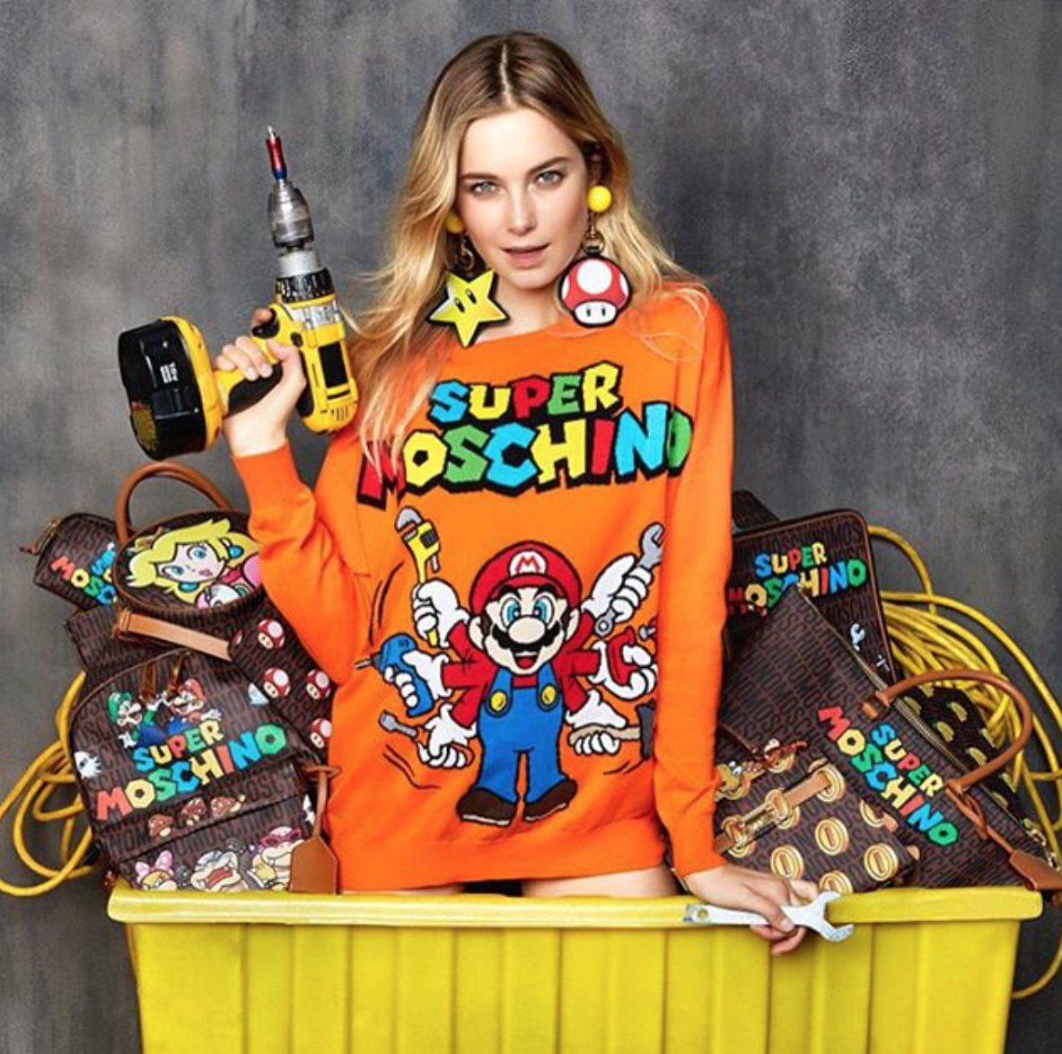 Super Moschino Super Mario kolekcija 