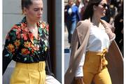 Žute hlače u prvom planu: Koja dama je upečatljiv trend bolje isfurala?