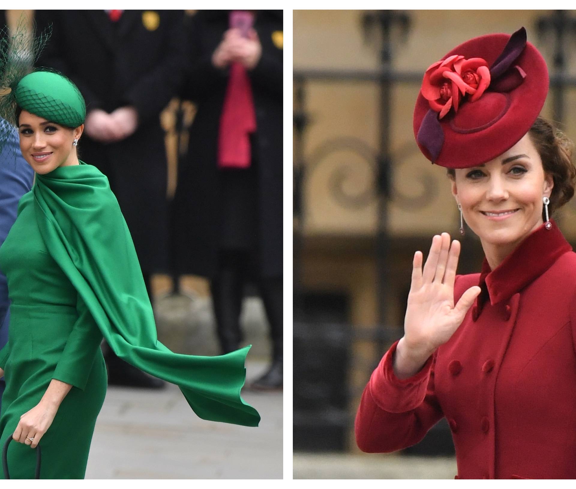 Kate u crvenom ili Meghan u zelenom: Koja je vojvotkinja pokazala bolji outfit?