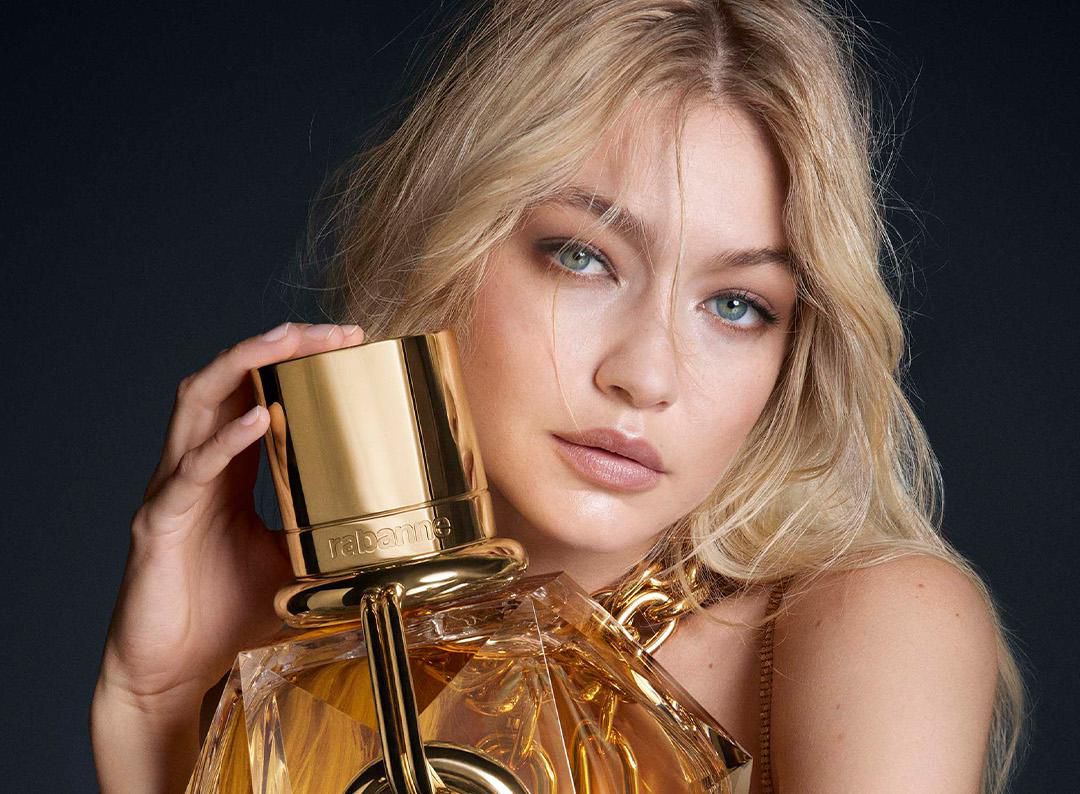 Rabanne predstavio novo zaštitno lice 'Million Gold For Her' mirisa – supermodela Gigi Hadid