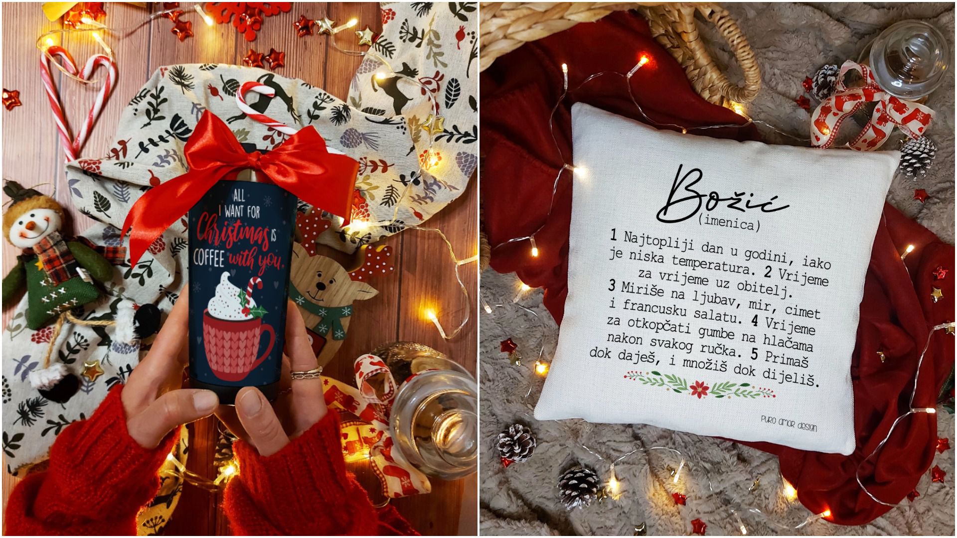 U božićnoj kolekciji hrvatskog brenda Puro Amor pronašli smo savršene ideje za pod bor