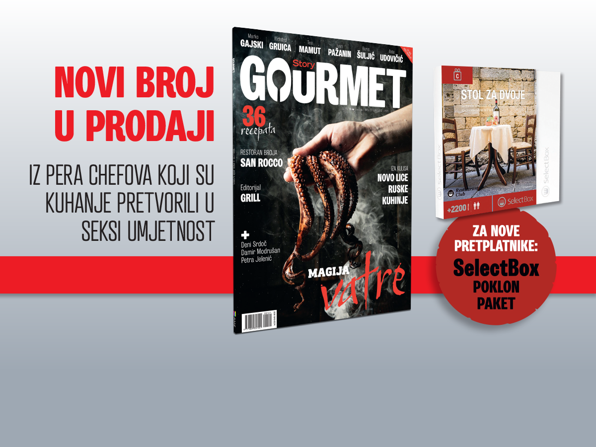 Potražite proljetni StoryGourmet magazin na svim kioscima od 27. ožujka!