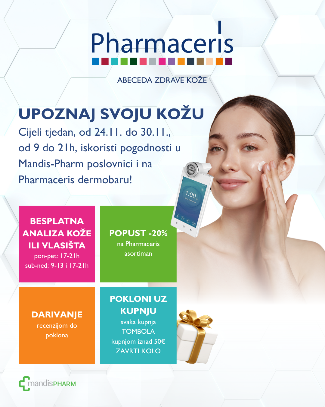 Pharmaceris Dermobar u suradnji s Mandis Pharmom je u City Centru one West!
