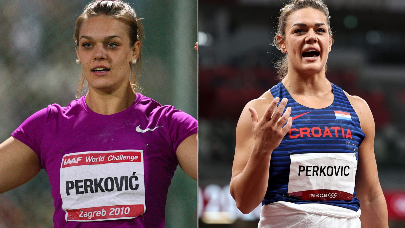 Sandra Perković jedna je od najuspješnijih hrvatskih atletičarki, a evo kako se mijenjala tijekom godina