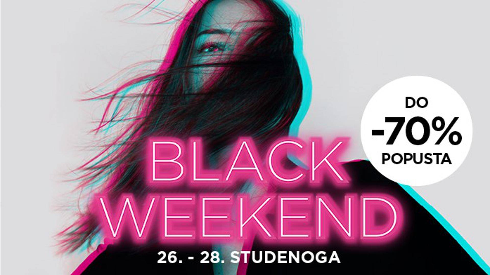 Black Weekend shopping uz -70% popusta!