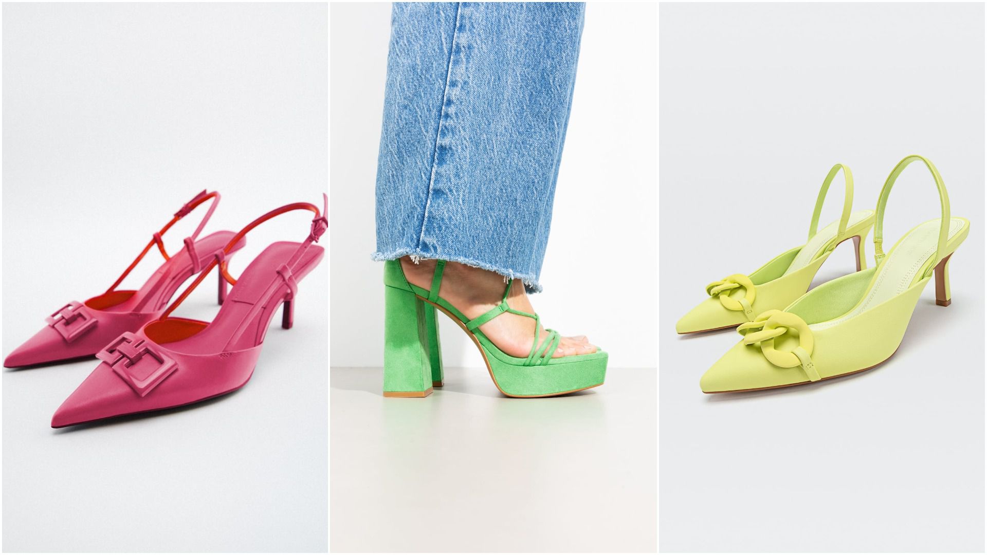 Cipele i sandale u efektnim bojama koje će "podići" i najjednostavniju odjevnu kombinaciju