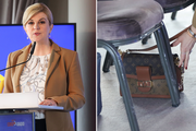 Kolinda Grabar-Kitarović neutralni stajling dovršila torbicom od 3000 eura koju je gurnula - ispod stolca