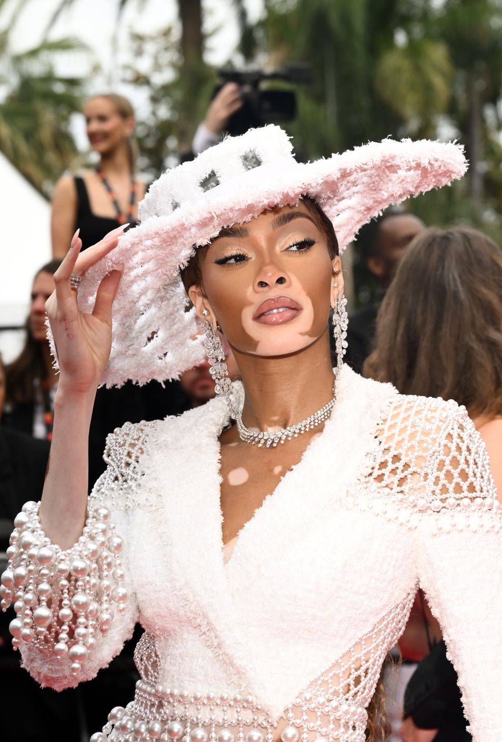 Winnie Harlow donijela je dozu country chica na crveni tepih 77. Cannes film festivala