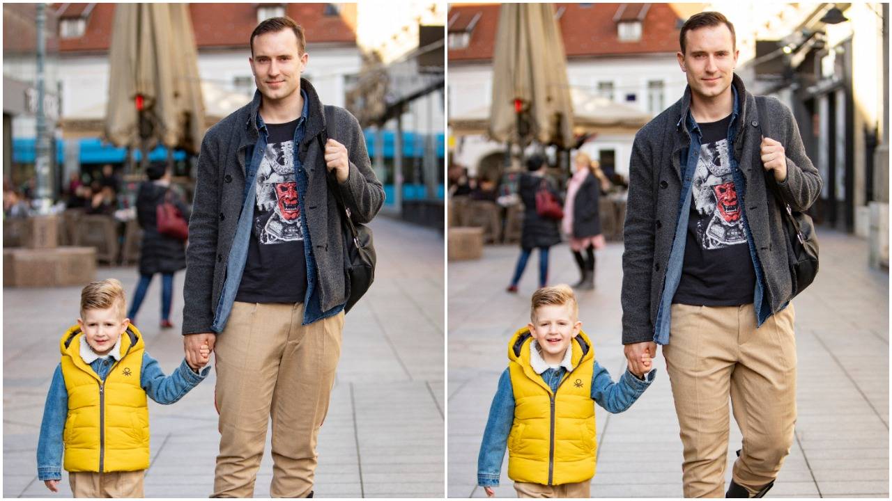 Stylish tata i njegov sinčić bili su glavne zvijezde špice u matchy-matchy outfitima