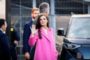 Uz efektan ružičasti kaput, uvijek odlično odjevena kraljica Letizia izabrala je cipele koje nikad ne izlaze iz mode