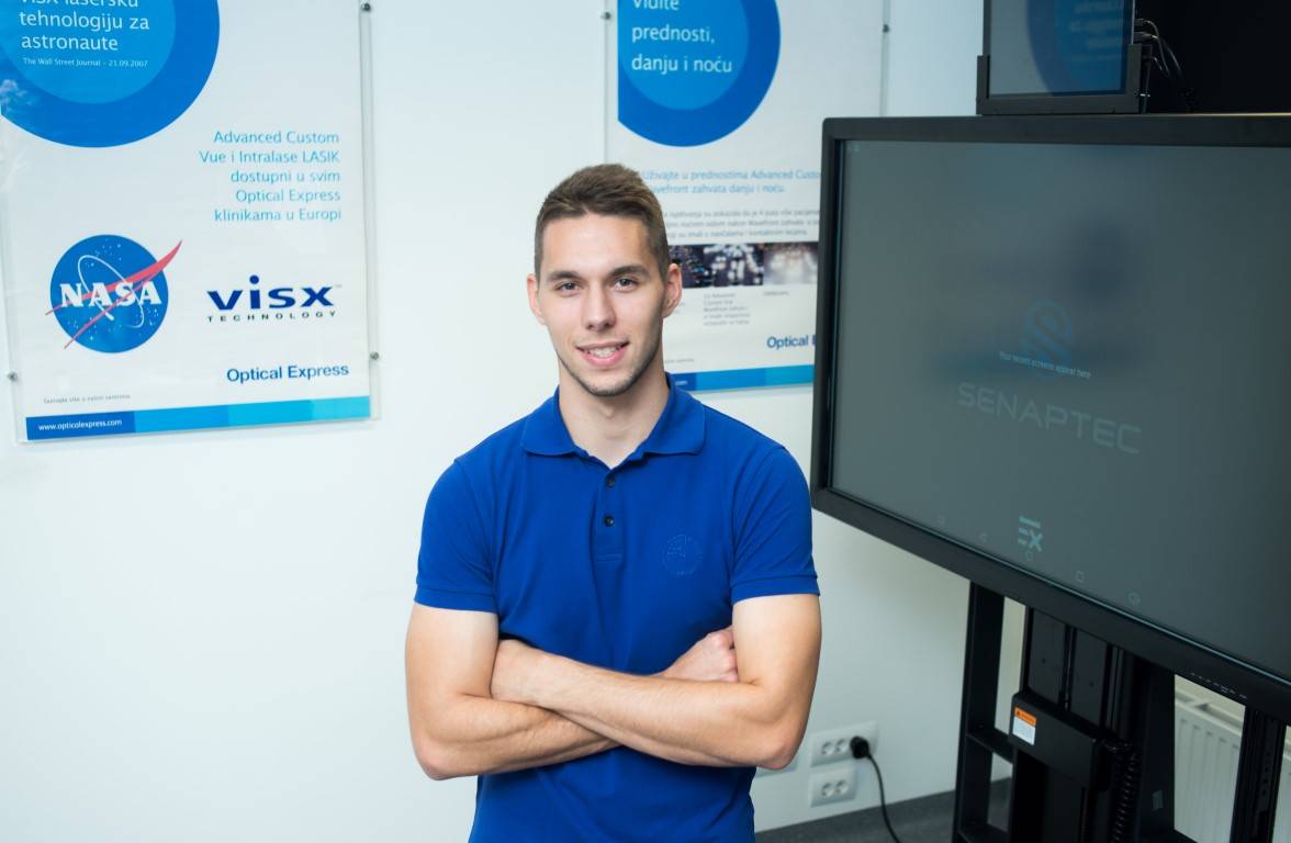 Marko Pjaca među prvima isprobao revolucionarnu tehnologiju klinike Optical Express