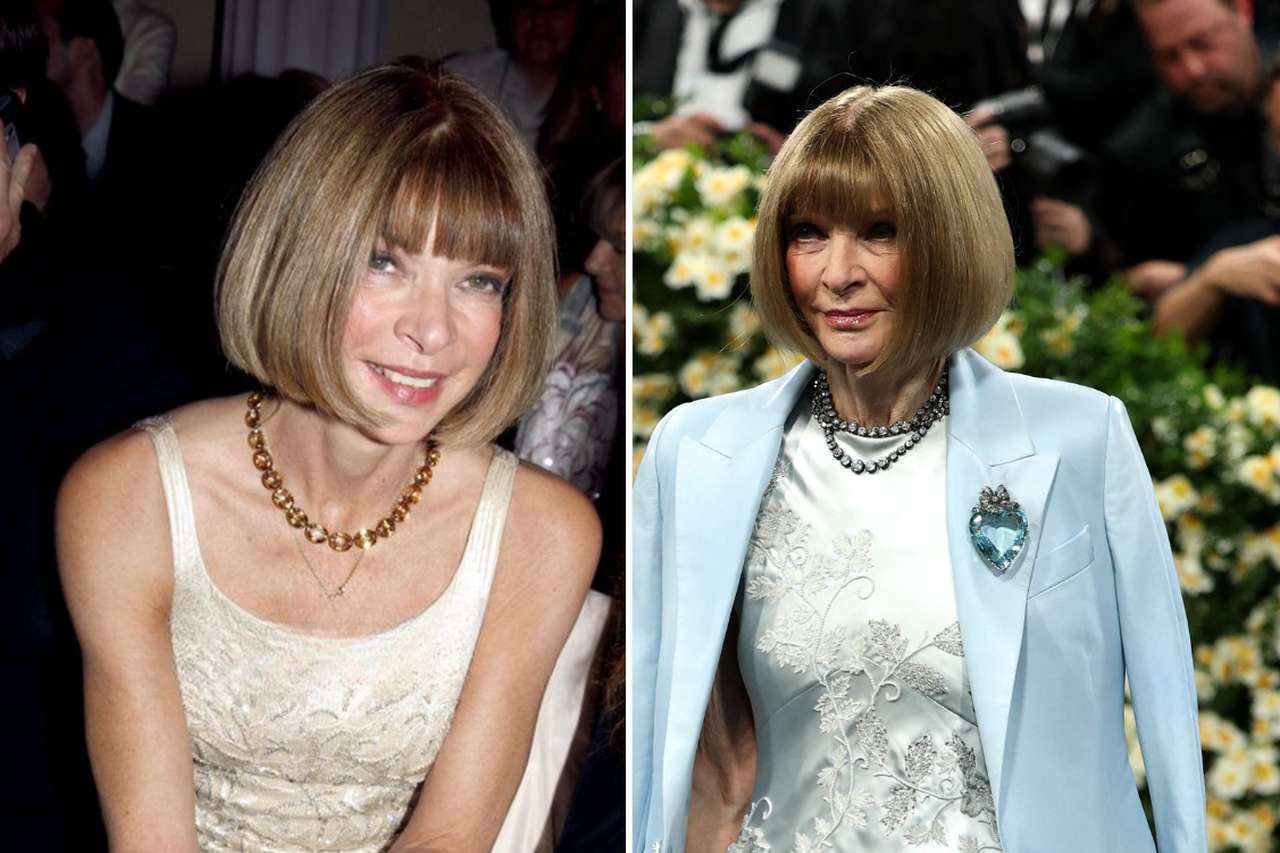 Anna Wintour nekad i sad: Kako se legendarna modna urednica mijenjala tijekom godina
