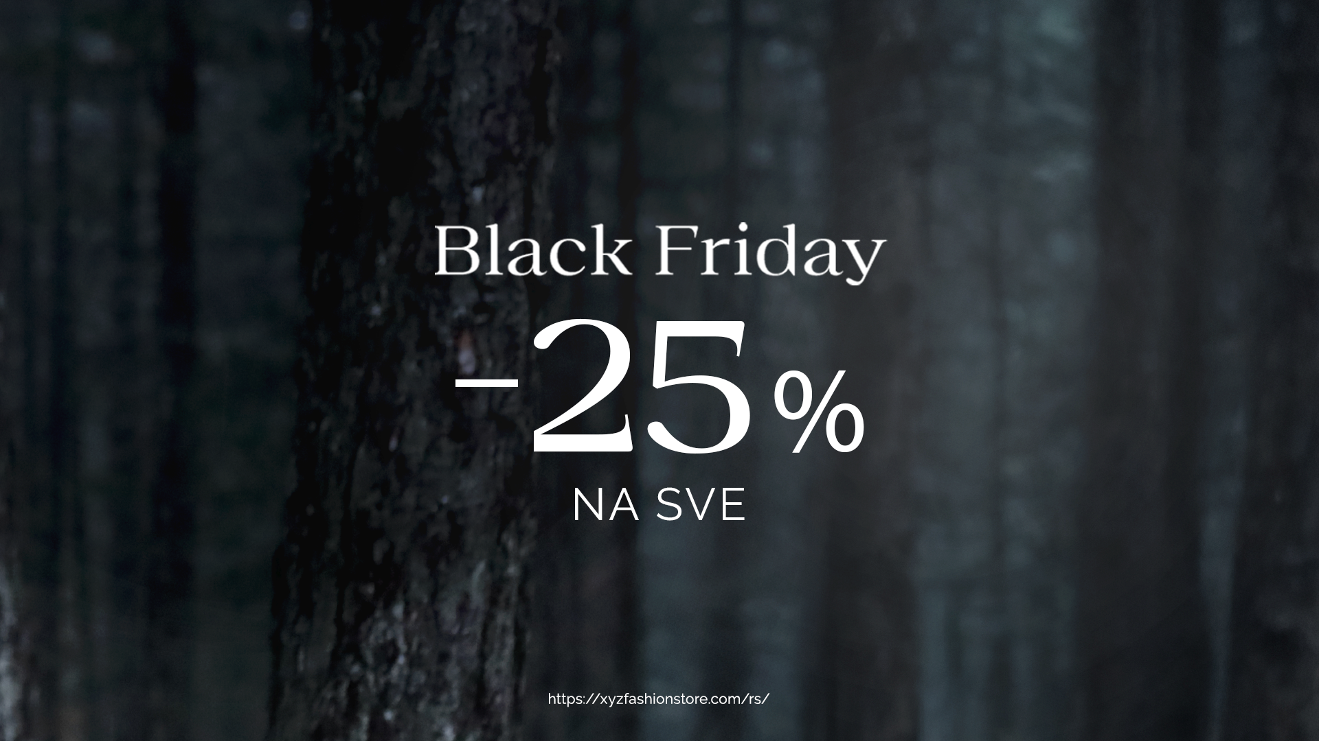 XYZ donosi najekskluzivniji Black Friday: 25% popusta na cjelokupnu kupovinu — promišljena moda za one koji biraju trajno, ne prolazno