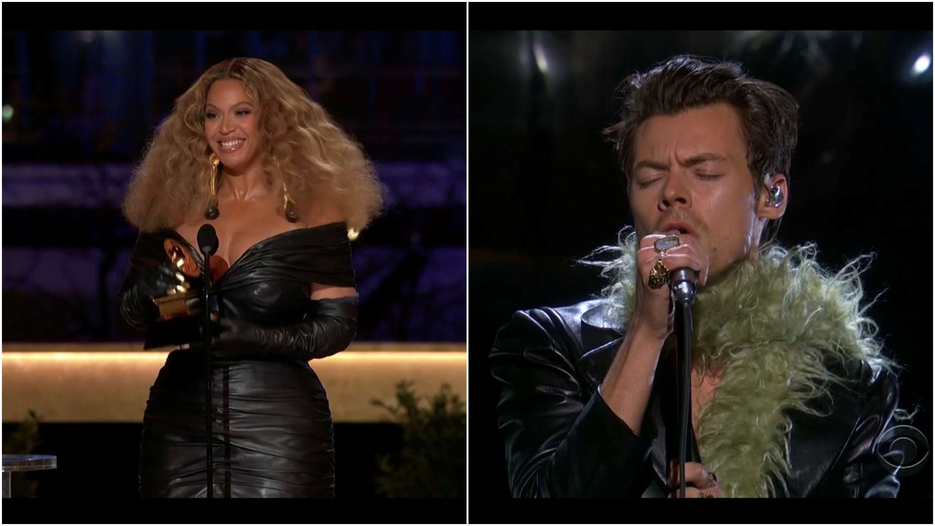 Najzanimljivije kombinacije s dodjele Grammyja: Harry Styles u genijalnom kožnom odijelu, Beyoncé u mini haljini... 