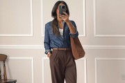 Smeđe hlače elegantna su zamjena trapericama i najveći ovogodišnji jesenski trend