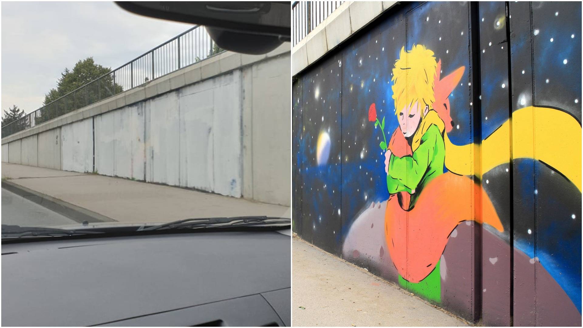 BBB grafitom uništen najljepši mural: "Prefarbati Malog princa znači pokazati potpuni izostanak empatije"