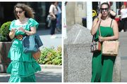 Dvije djevojke u zelenom prošetale gradom: Kome bolje stoji opuštajuća boja?