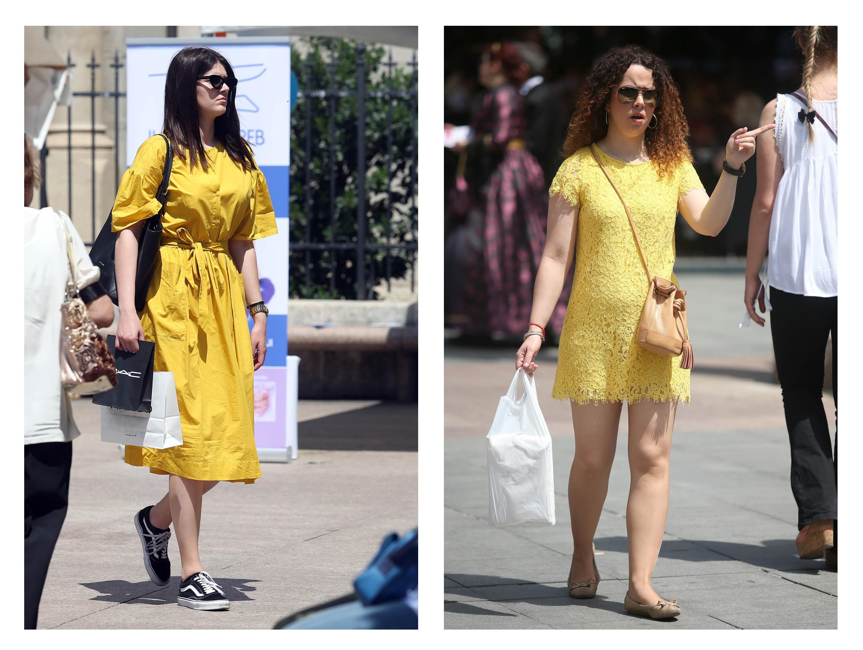 Žuta je najpoželjnija ljetna boja: Djevojke gradom prošetale u super haljinama s kojima nema greške