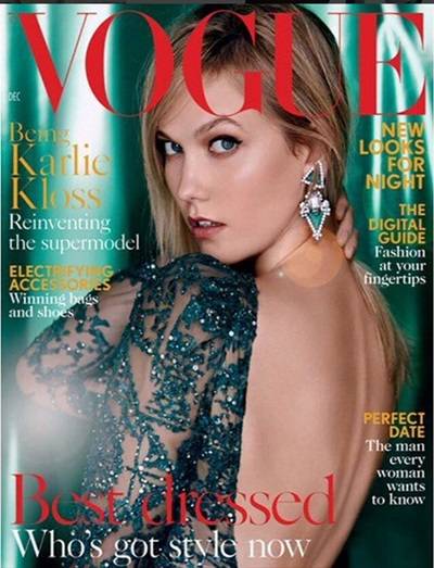 Karlie Kloss na naslovnici Voguea