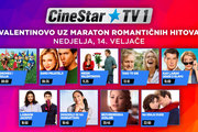 Valentinovo će biti još romantičnije uz filmske hitove na CineStar TV1 kanalu