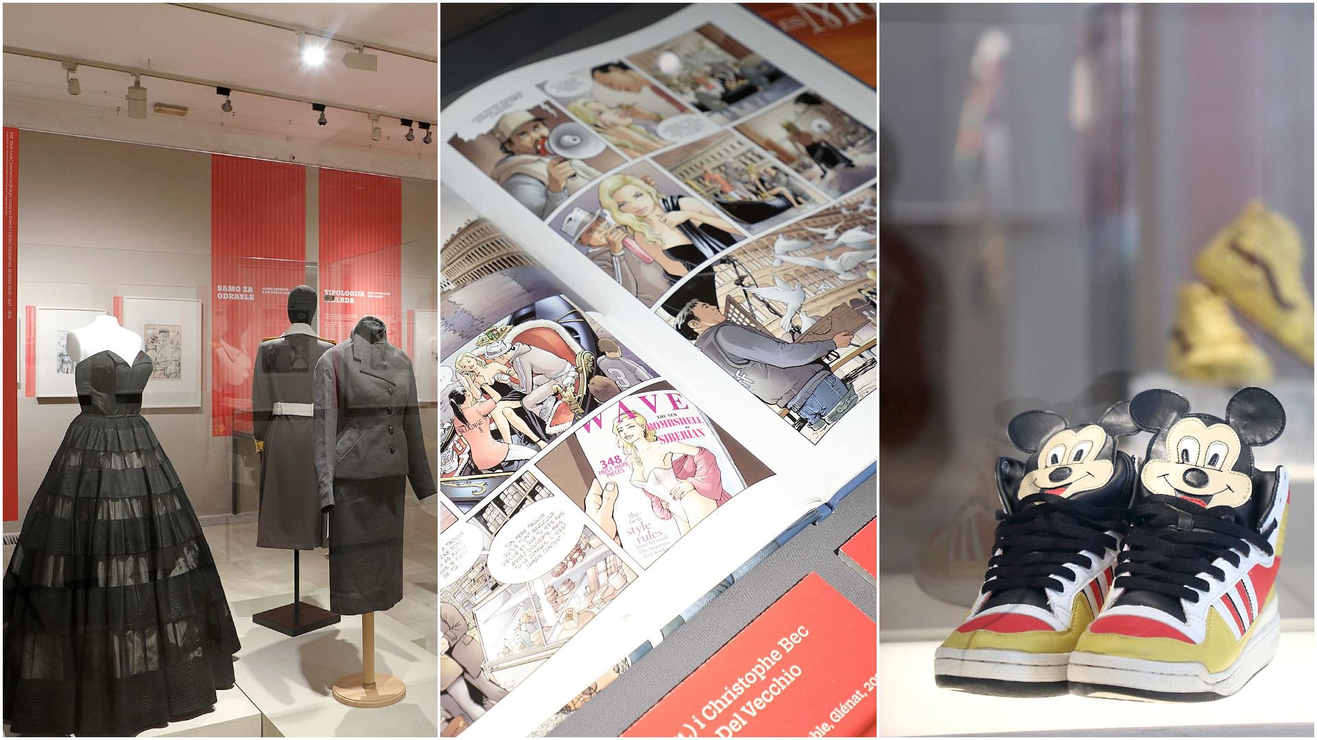 U zagrebački MUO stigla je izložba « Moda i strip » iz francuskog Muzeja stripa