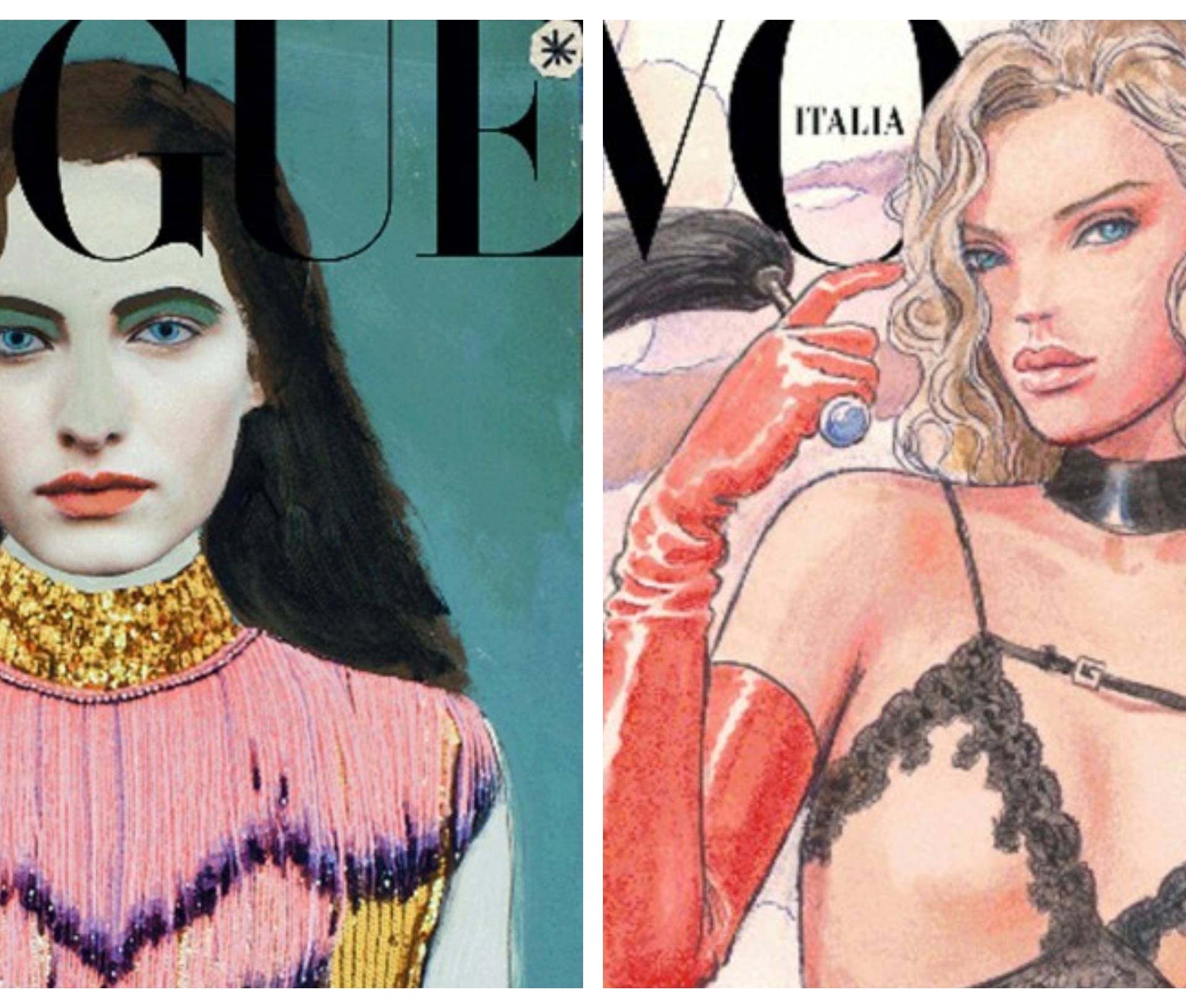 Umjesto klasičnih editorijala, talijanski Vogue siječanjski je broj opremio ilustracijama u svrhu očuvanja okoliša