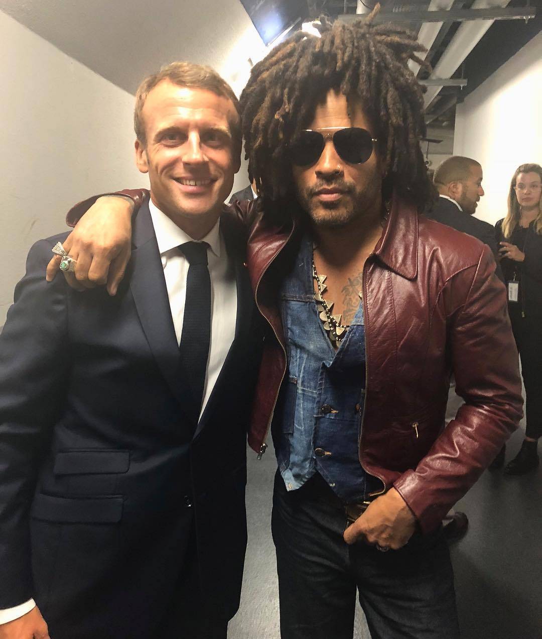 Lenny Kravitz i francuski predsjednik? Nismo mislili da ćemo ih vidjeti skupa, ali i to se dogodilo!