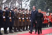 Kolinda za susret s Vučićem odjenula kaput domaćeg dizajna s porukom - hrabrost! 