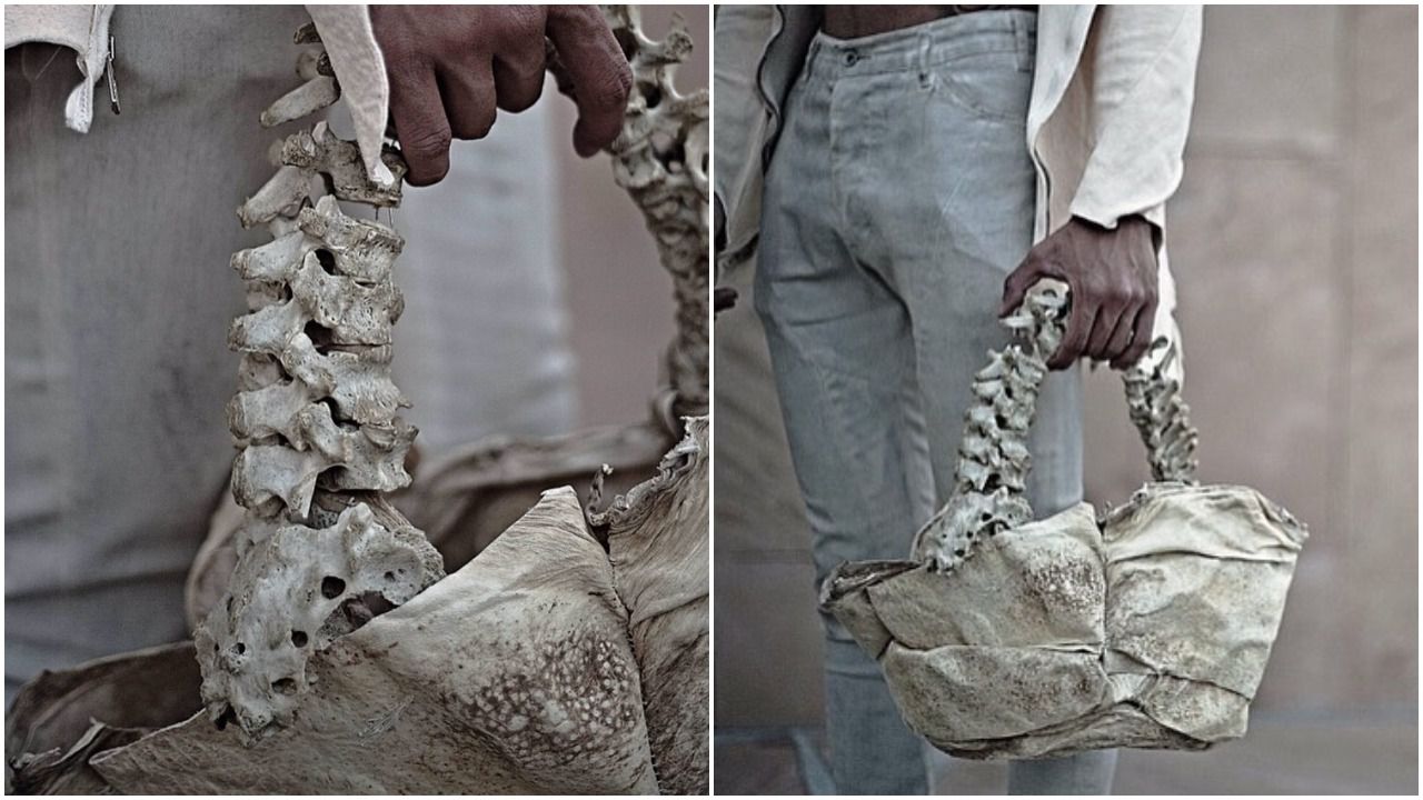 Šokantna objava: Modni dizajner prodaje torbu za koju tvrdi da je napravljena od - ljudske kralježnice!