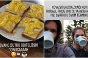 Domaći Instagram-profil na kojem ljudi dijele pozitivne strane izolacije: Obiteljski doručak, zajednička kava...