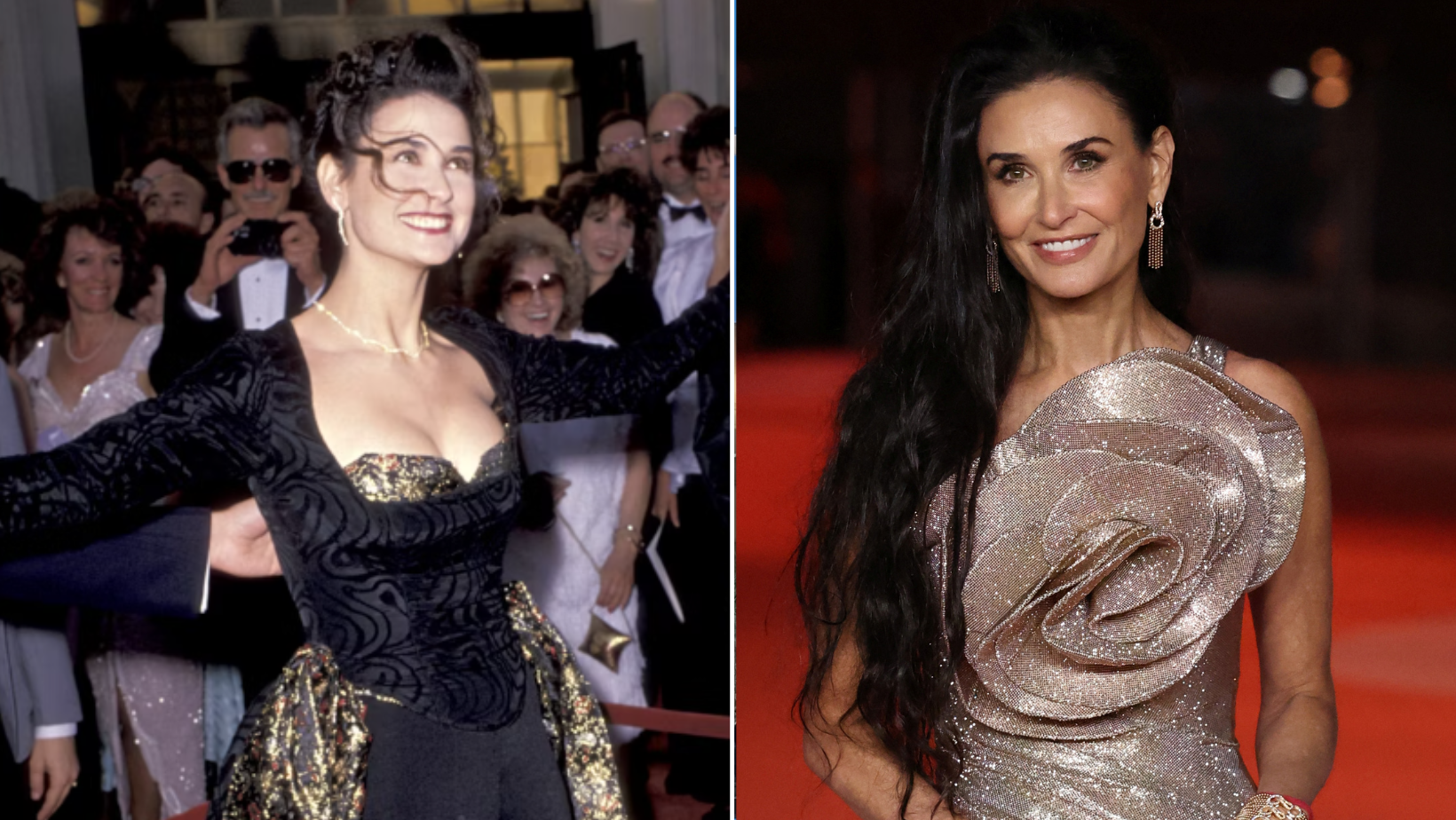 Demi Moore nekad i sad: Kako se jedna od najljepših glumica mijenjala tijekom godina