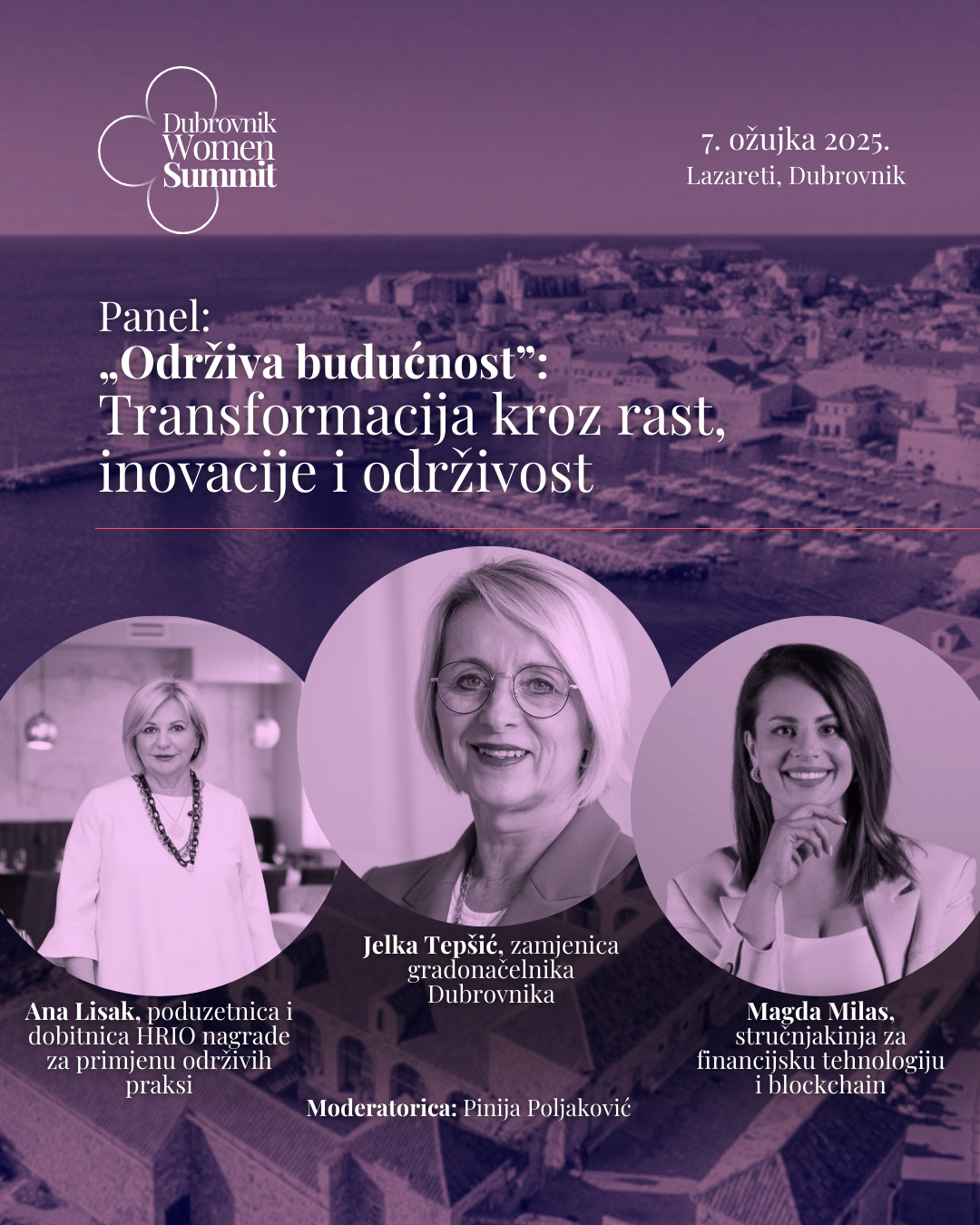 Po prvi puta ove godine održava se Dubrovnik Women Summit u sklopu Dana žena