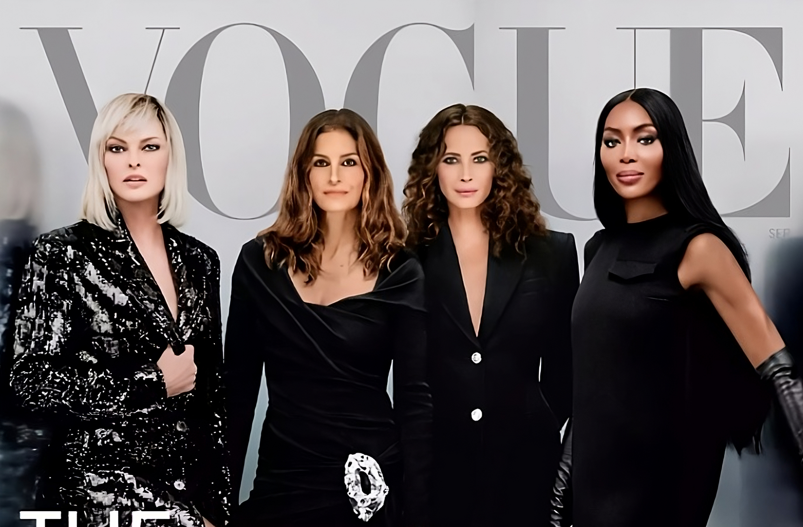 Rujansku naslovnicu Voguea krase četiri manekenke iz 90-ih: Naomi Campbell, Cindy Crawford, Linda Evangelista i Christy Turlington