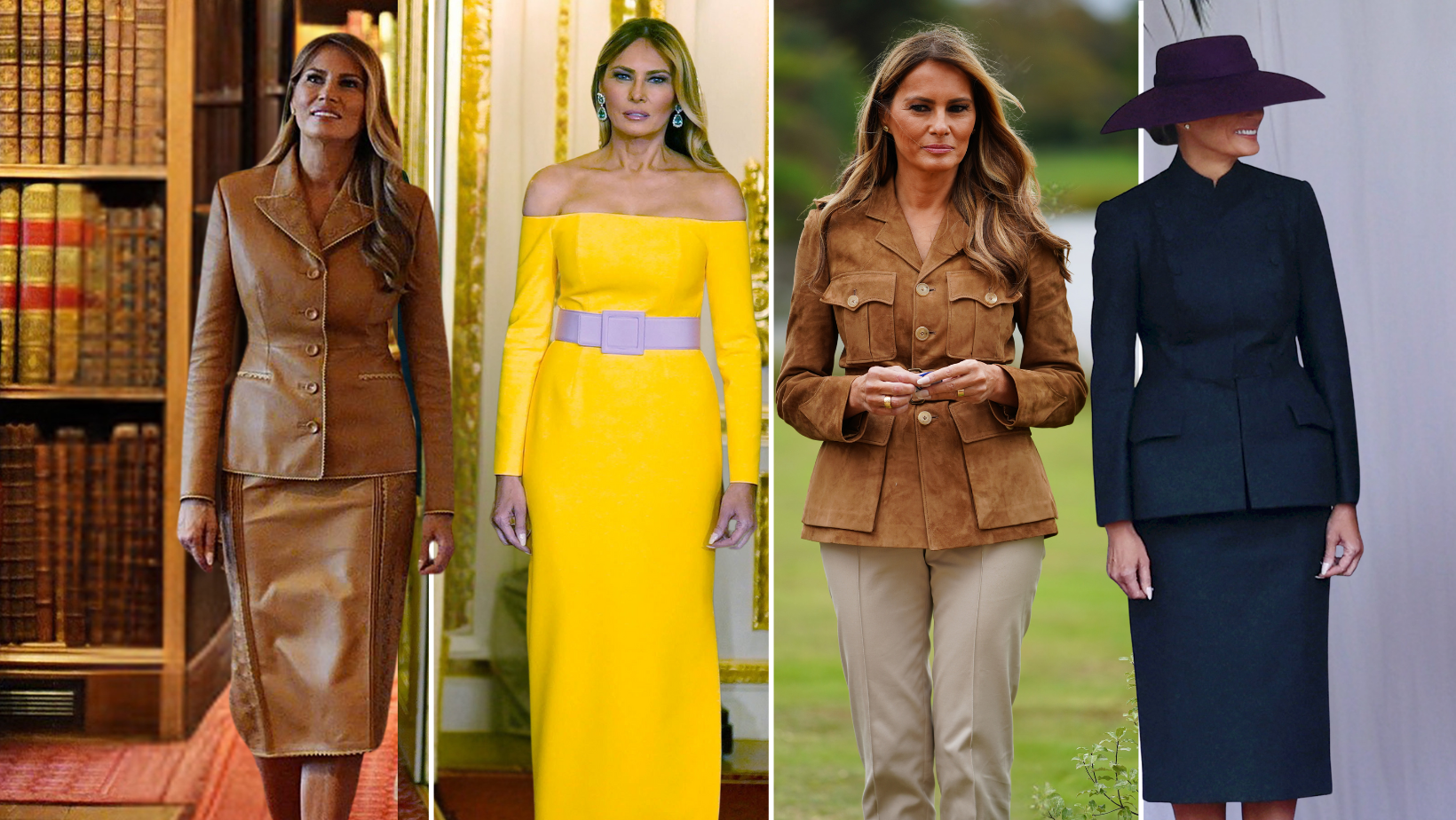Jesenski chic prve dame: Melania Trump u Ujedinjenom Kraljevstvu oduševila je u nizu stajlinga