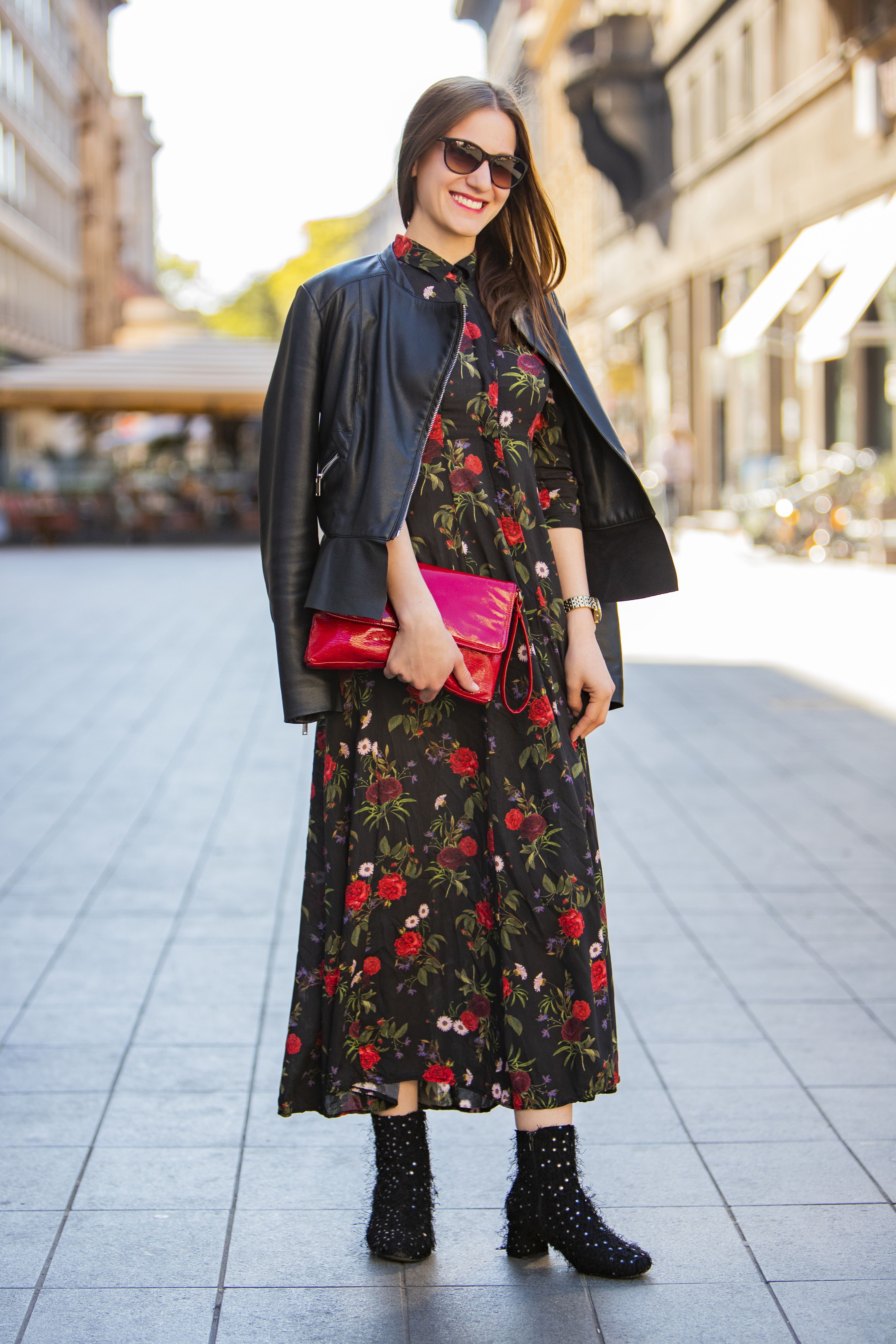 'Dlakave' gležnjače i cvjetna haljina njoj su dobitna kombinacija za dobar styling