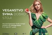 Zelena haljina od kelja za kampanju Veganstvo svima dobro stoji