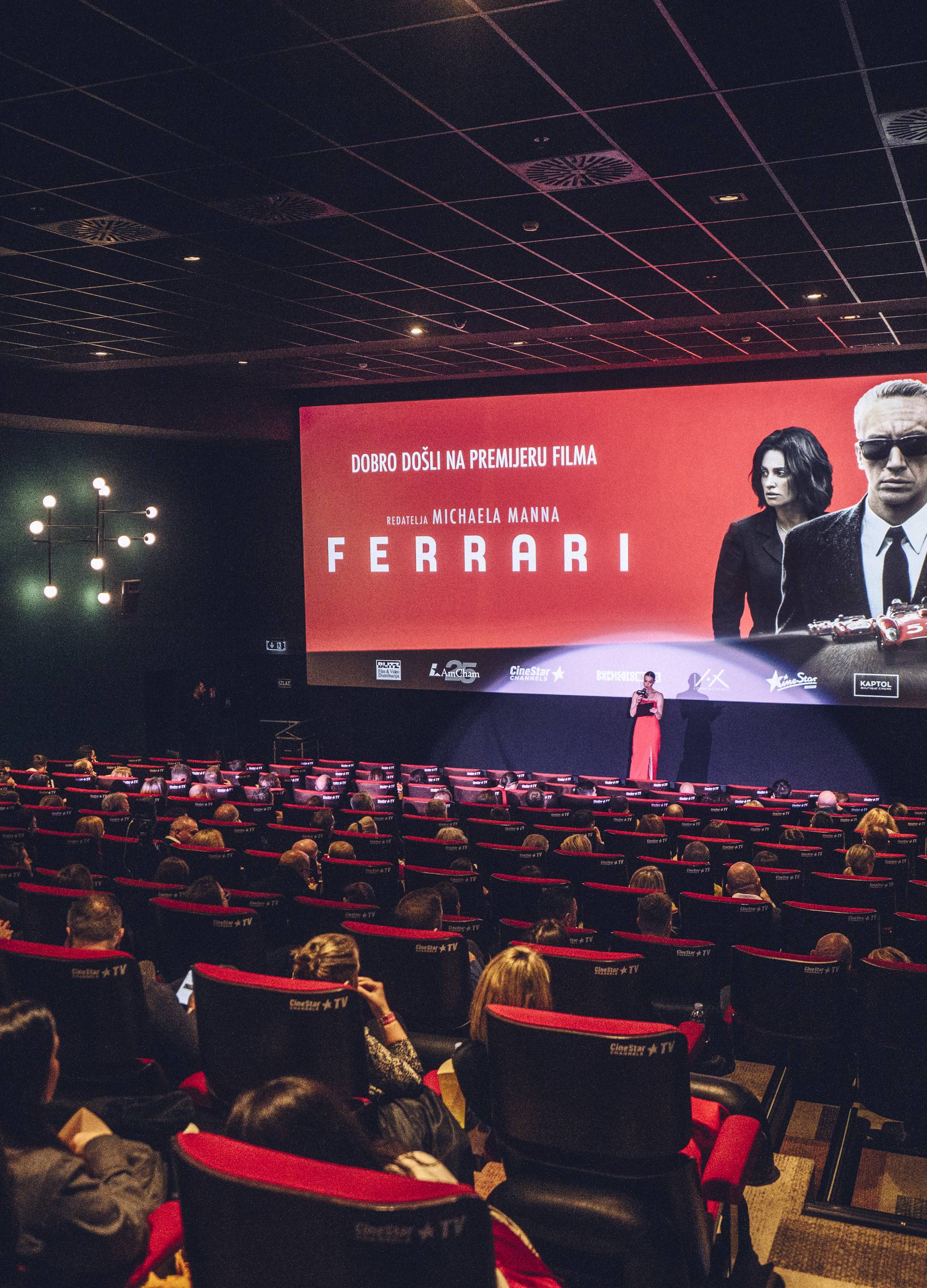 Sinoć održana red carpet premijera godine u Kaptol Boutique Cinema - Ferrari