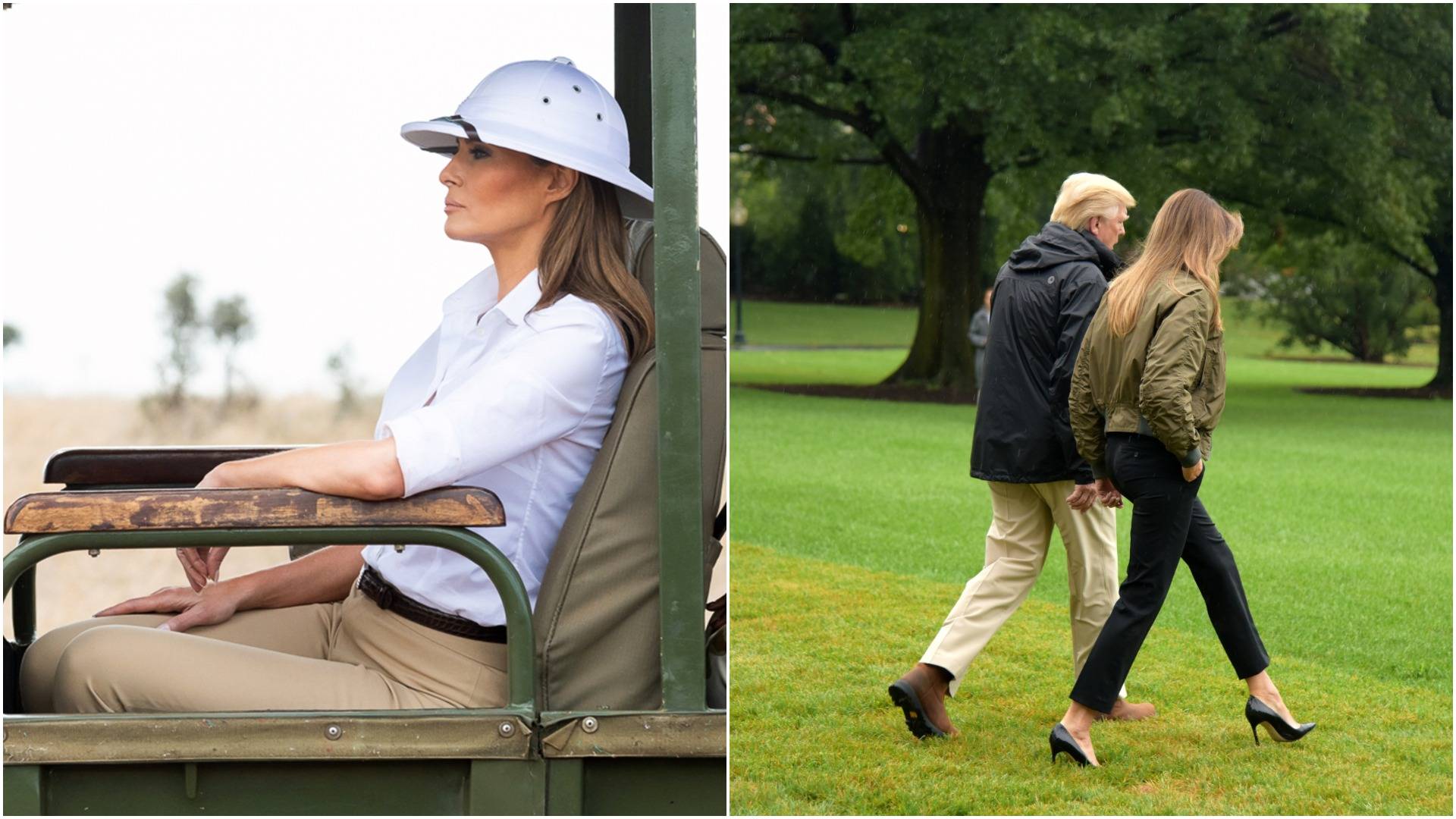 Najkontroverzniji outfiti Melanije Trump od inauguracije: Jakna s natpisom 'Nije me briga, a vas?', štikle za poplavu...