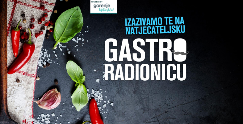 Osvoji mjesto na gastro radionici s Dariom Lideom i osvoji vrijedne Gorenje nagrade