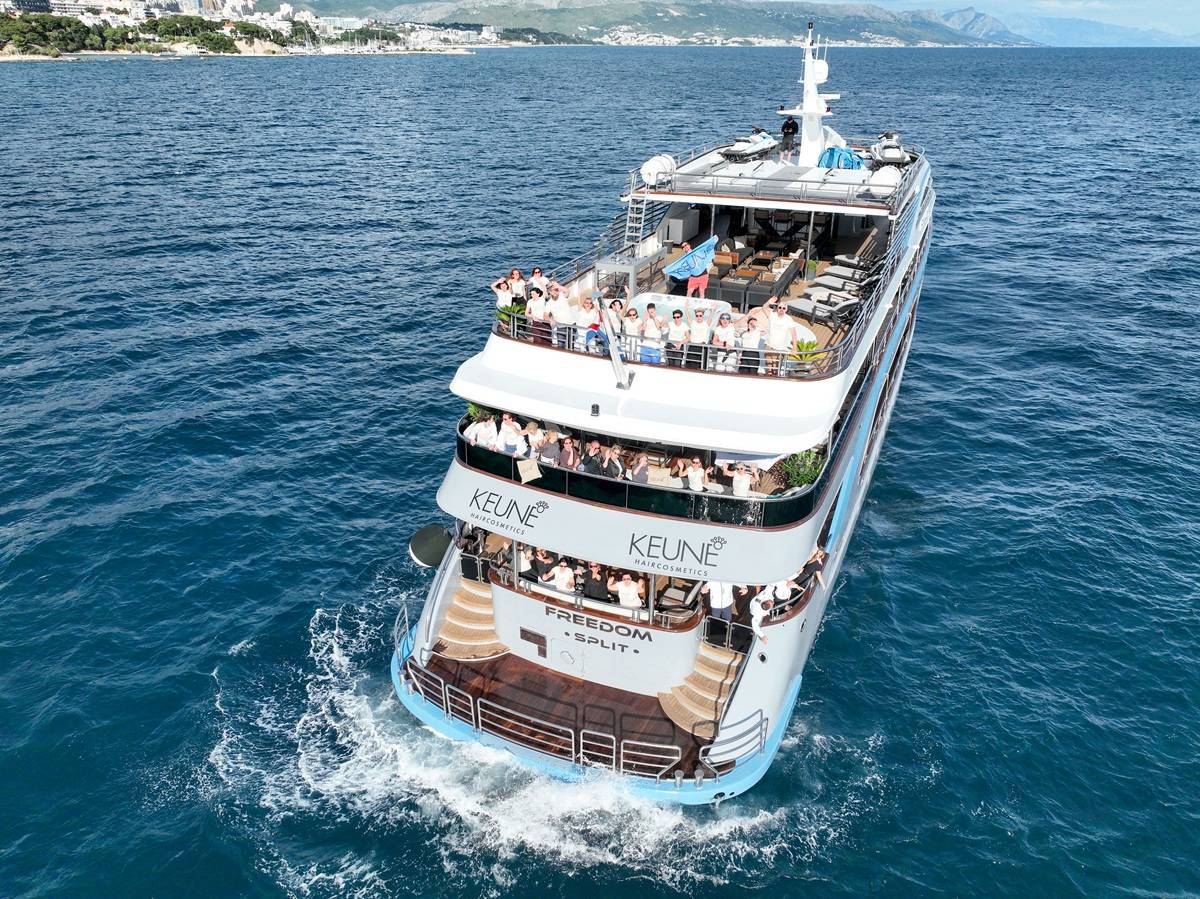 Keune Yacht Tour 2025: Edukacija, inspiracija i zajedništvo na jadranskim valovima